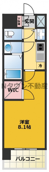 【間取り】 | プレサンスジェネ丸の内 | 間取りです。