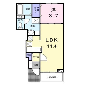 【間取り】 | カーサ　プラシードⅠ