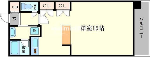 CITY  SPIRE難波ＷＥＳＴの間取り