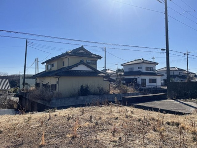 【展望】 | オレンジ　★北茨城市平潟町　大型住宅団地　浜道団地内★　売地　 | 敷地内部から南東方向への写真です。