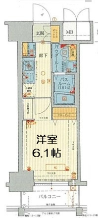 【間取り】 | エステムプラザ難波WESTリバークロス
