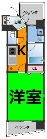 仲介手数料0円！！千種アヴァンギャルドプレイスの間取り