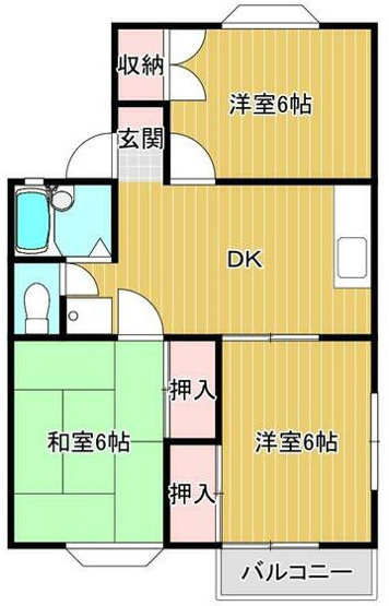 【間取り】 | ジュネスハイム
