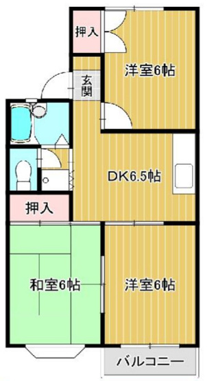 【間取り】 | ジュネスハイム