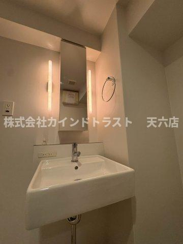 アドバンス梅田東の洗面所|使いやすい洗面所です