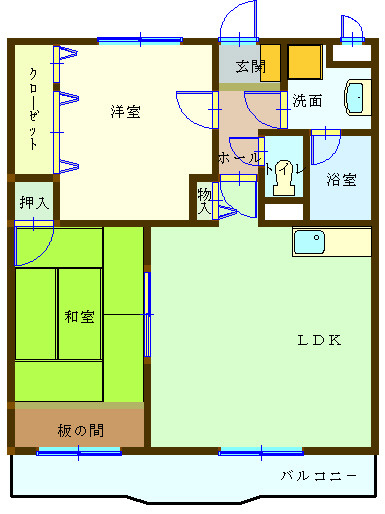 【間取り】 | マンション生駒