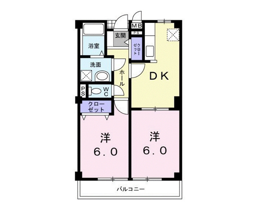 イムーブル・エーの間取り|間取図