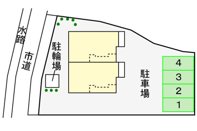 【区画図】 | モダン　ソレイユⅡ