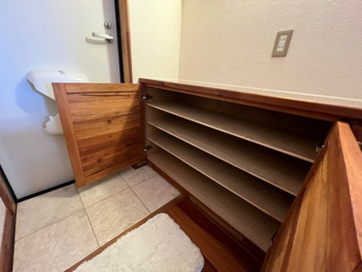 【収納】 | セザンヌ石巻 | シューズボックス 完成イメージ（※別物件、同タイプのお部屋です）