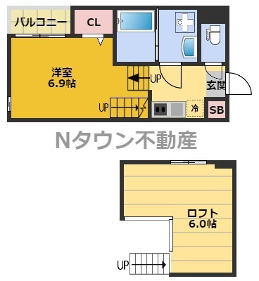 【間取り】 | ディオステージ新栄 | 間取りです