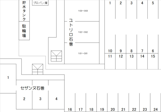 【区画図】 | セザンヌ石巻