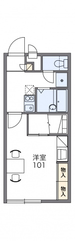 【間取り】 | リベェールヤマダ2
