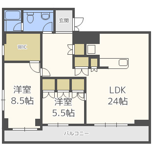 グラスホッパーの間取り