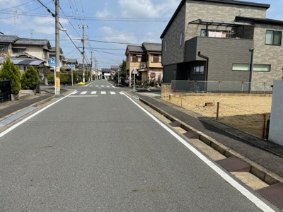 【前面道路含む現地写真】 | 城陽市富野堀口　売土地
