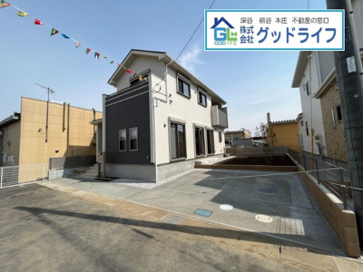 【前面道路含む現地写真】 | 本庄市児玉町児玉　新築分譲住宅　1号棟