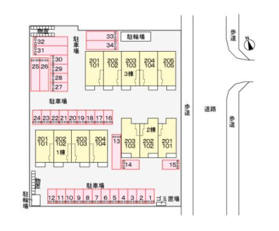 【区画図】 | フォレスト・ハハキＡ