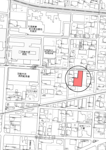 土地　竹鼻町狐穴の地図