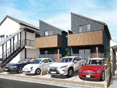【外観パース】 | 府中市浅間町3丁目新築戸建 | パース図はイメージです。