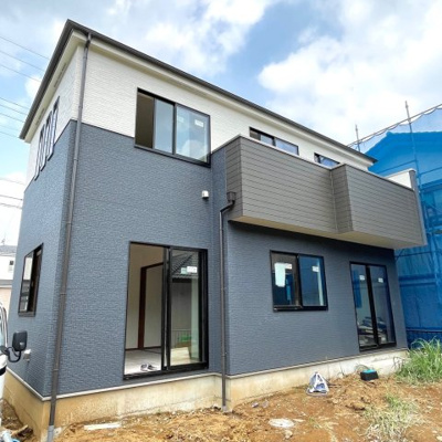 【外観パース】 | 印西市木下東Ⅳ-1号棟 | 【祝完成：現地写真】ご見学は即日も可能です。完成イメージパース