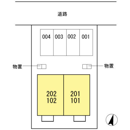 ラコルタ前九年の駐車場