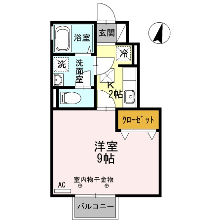 ラコルタ前九年の間取り