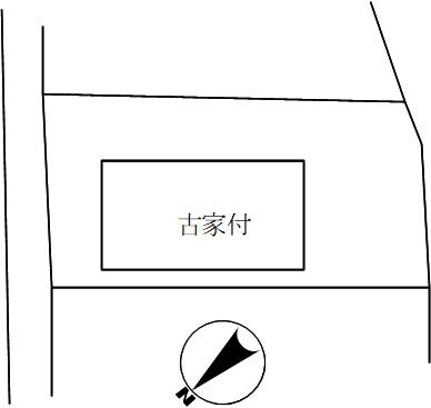 【土地図】 | 伊東市鎌田 古家付き売地
