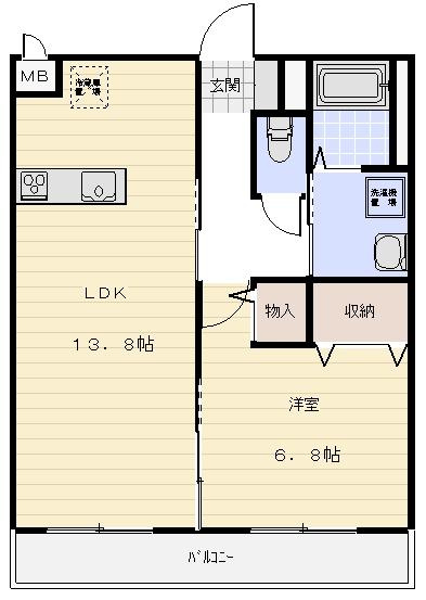 幸マンションIIの間取り