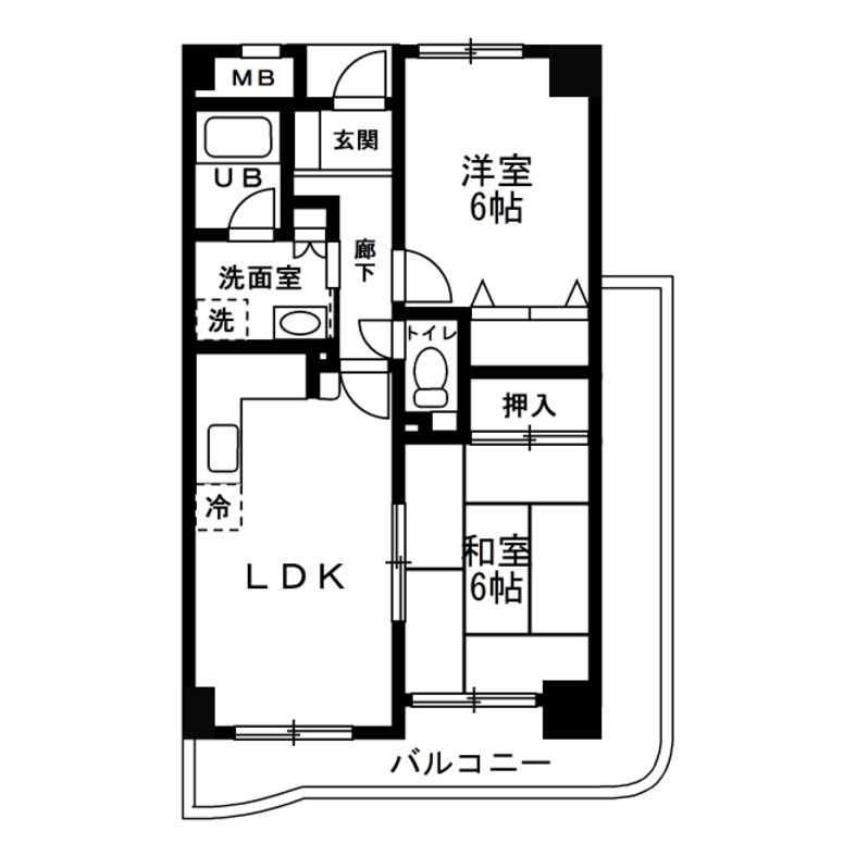 グランデーミFYの間取り