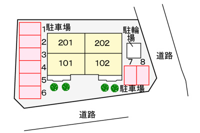 【区画図】 | ハイツアプールA