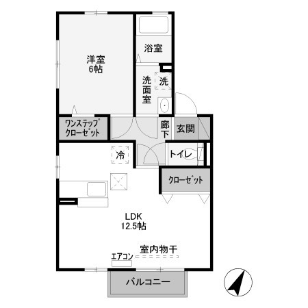 【間取り】 | サンライズガーデン　A