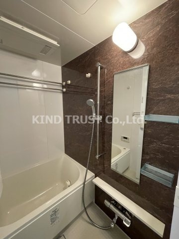 Mid Court Umekitaの浴室|コンパクトで使いやすいお風呂です