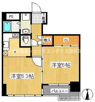 【間取り】 | ベルソーレ支倉