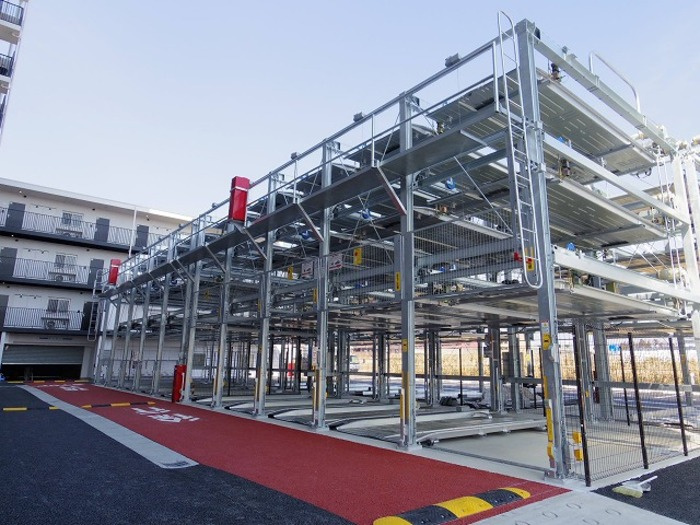 エキスポコンフォート Ⅱの駐車場|機械式立体駐車場