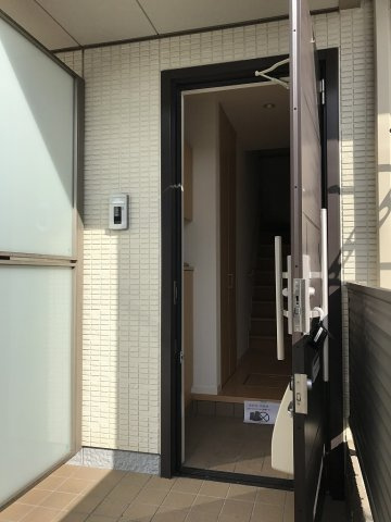 ブリリアント ガーデンD棟のエントランス