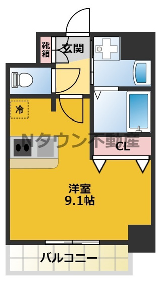 【間取り】 | プレサンス名古屋駅前プラチナム | 間取りです。