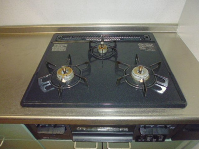 【キッチン】 | グランディールA | ３口ガスコンロ