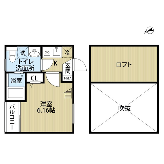 【間取り】 | アウグーリ室見