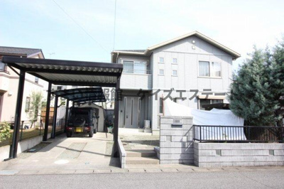 【外観】 | 桐生市広沢町　中古戸建 | 南側接道の陽当り良好な3LDK中古戸建☆