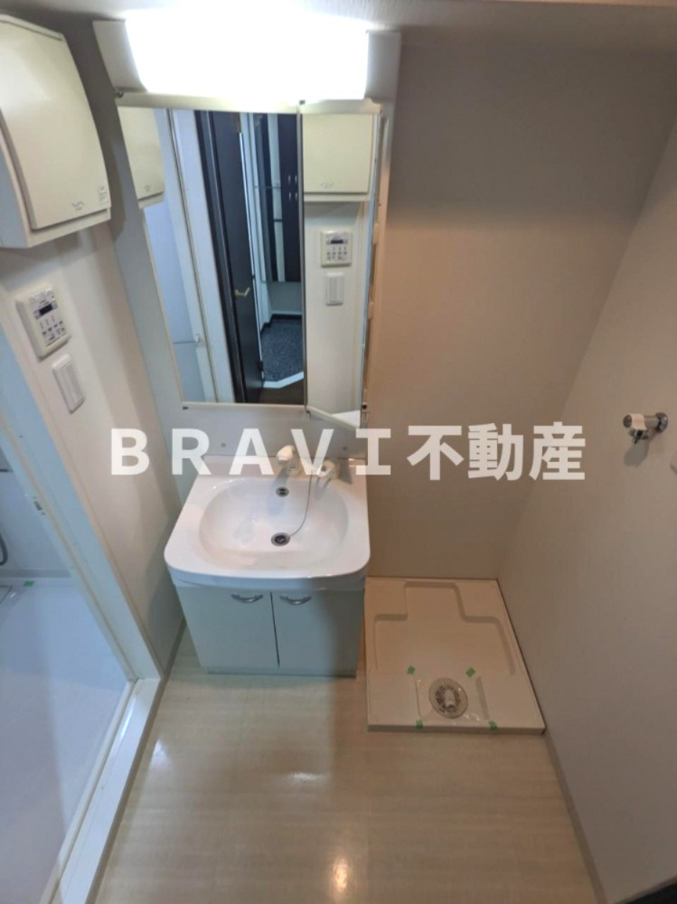 NS上町セブン BRAVI不動産の洗面所