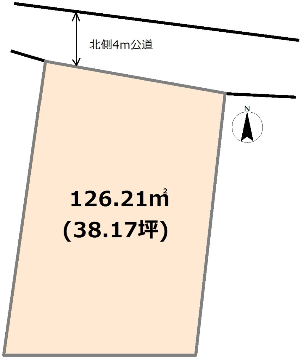 比企郡吉見町大字北吉見   土地38坪の土地図