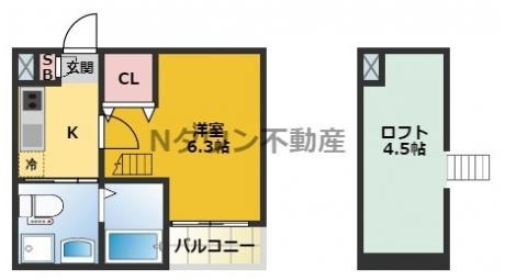 【間取り】 | リブルゾン | 間取りです。