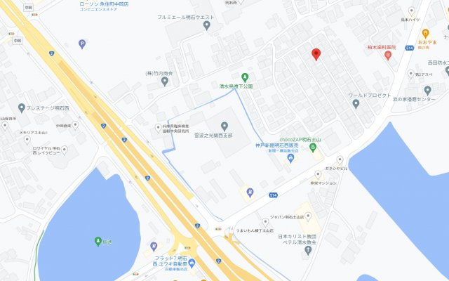 【地図】 | 明石市魚住町清水　土地 | JR「土山」駅まで徒歩約16分の立地です。