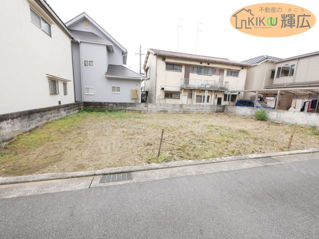 明石市魚住町清水　土地の外観|都市ガスも敷地内引込されております。