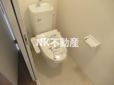 【トイレ】 | ルビアス上小阪（河内小阪賃貸） | 清潔感のあるトイレです