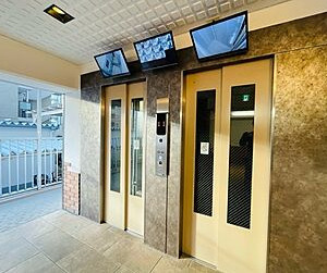【その他共用部分】 | エレベーター２基で朝のラッシュ時も安心！