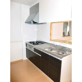 はぴふる帯山のキッチン