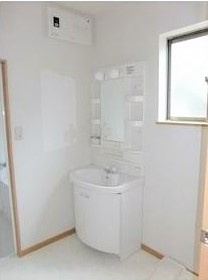 はぴふる帯山の独立洗面台