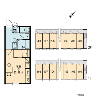 【区画図】 | レオパレスひまわり