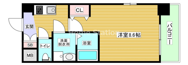 【間取り】 | アドバンス大阪ベイストリート
