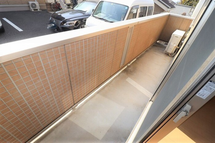 クレール I棟のバルコニー